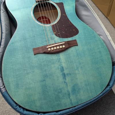 Eastman Eastman PCH3-GACE-FB Acoustic/Elec. w/padded bag, setup, & shipping image 1