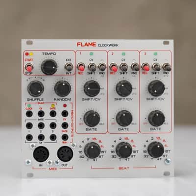 Flame Clockwork Eurorack Module w/ Box & Patch Cables #58515 image 1