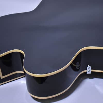 D'Angelico Premier EXL-1 Hollowbody Archtop Electric Guitar Black Finish image 12