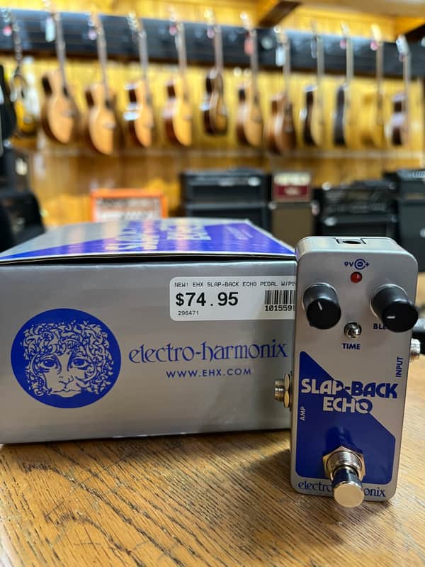 Electro-Harmonix Slap-Back Echo Reissue 2023 - Present - Silver / Blue image 1