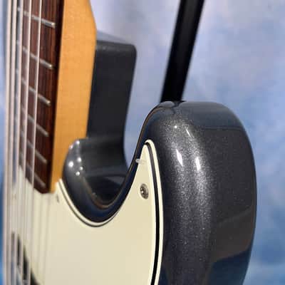 Fender MIJ Hybrid '60s Jazz Bass V 2020 Charcoal Frost Metallic image 12