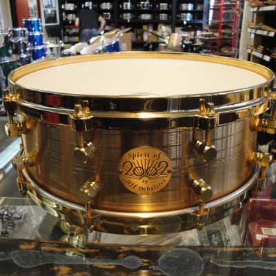 Paiste Spirit of 2002 by Jeff Ocheltree 14 x 5 Snare Drum Bronze - RARE Limited Edition image 1