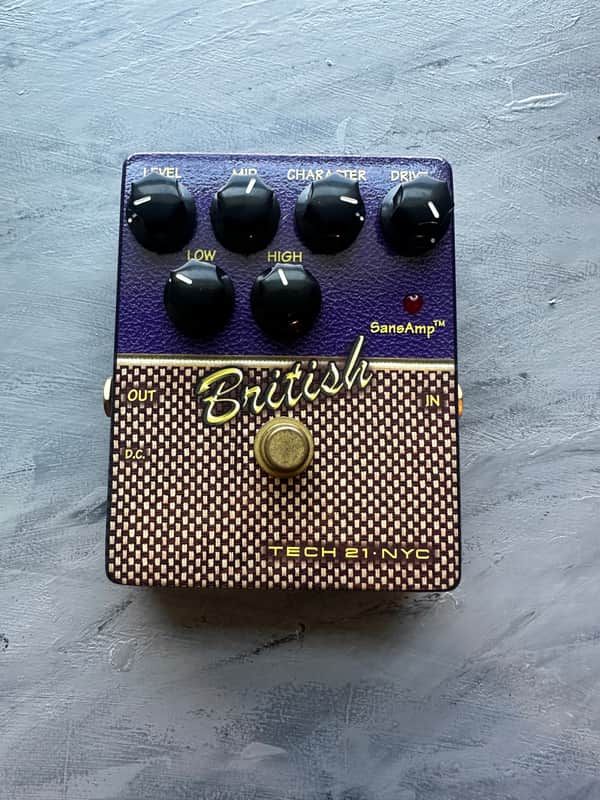 Tech 21 SansAmp Character Series British 2010s - Purple image 1