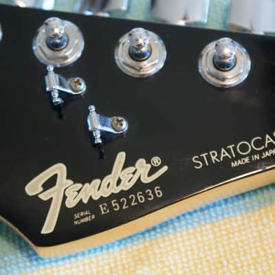 FENDER MIJ FENDER SYSTEM 3 NECK WITH LOCKING LEVER NUT LATER 1980'S MAPLE/ROSE NECK CHROME LEVER NUT image 15
