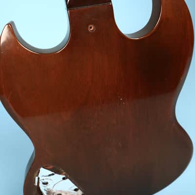 1972 Gibson SG Standard Body & Neck Husk Walnut Brown Vintage Small Pickguard image 9