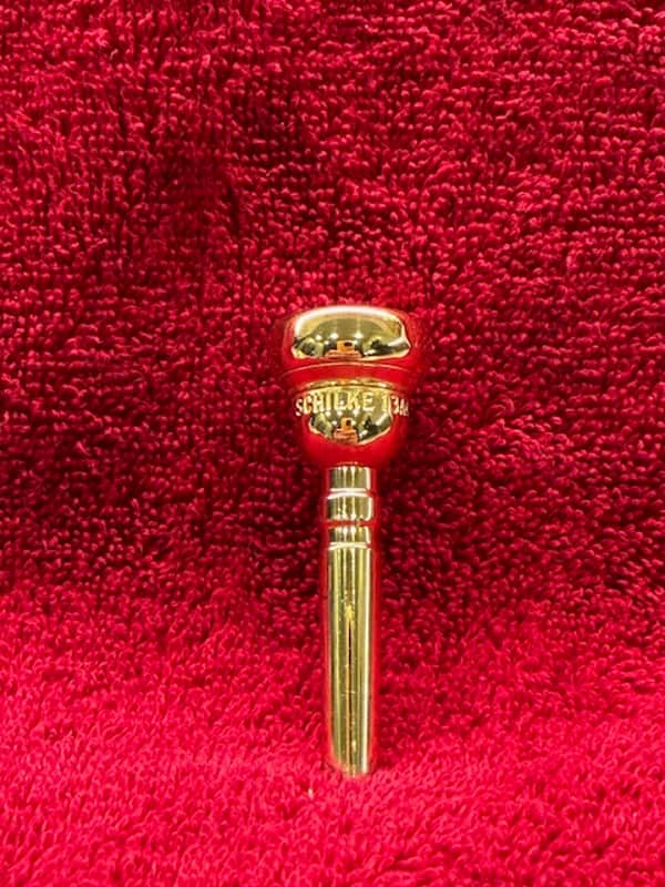 Schilke 13 A4A Cornet/Piccolo mouthpiece Gold Plated image 1