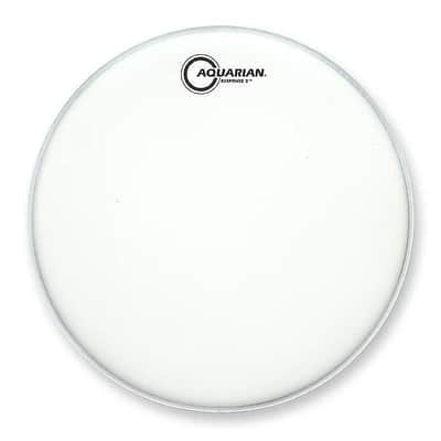 Aquarian TCRSP2-16 16" White Texture Coated Response 2 Drum Head w/ Video Link image 1