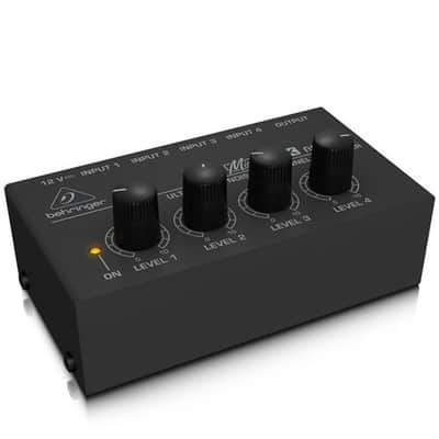 Behringer Micromix MX400 Ultra Low-Noise 4-Channel Line Mixer, 4.7 kOhms Input Impedance, Output Impedance 80 Ohms image 3