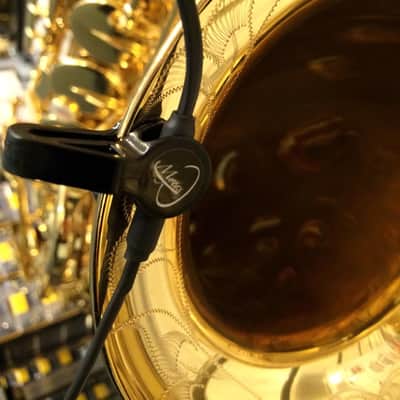 ALTO SAXOPHONE MICROPHONE, "THE FEATHER" with FLEXIBLE MICRO-GOOSE NECK by Myers Pickups image 3