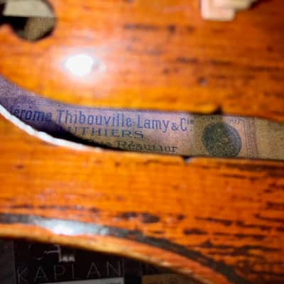 Thibouville-Lamy Amati copy violin early 1900s image 14