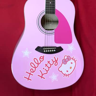 Fender Squire Hello Kitty Acoustic Guitar 2007 image 1