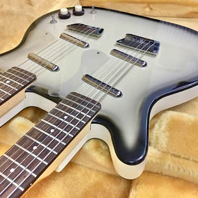 Danelectro 6/6 Gitarre/Bariton Blackburst image 2