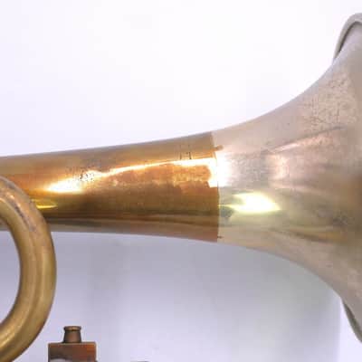 1952 Olds Studio Cornet in Raw Brass w/Nickel flare image 16