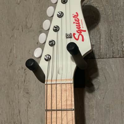 New Fender FSR Limited Edition Squier Hello Kitty Stratocaster - White, In Stock and Ready to Ship Ultra Fast! image 7