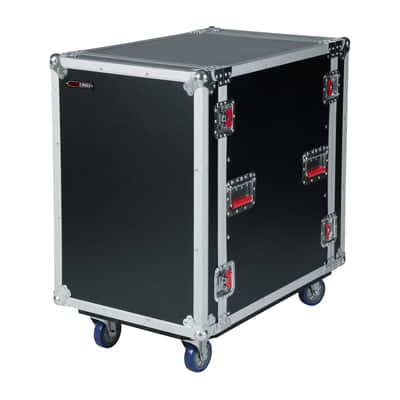 B-Stock Gator Cases G-TOUR Series Deep Audio Road Rack with Heavy-Duty Casters and Tour Grade Hardware, 24" Rackable Depth, 16U (G-TOUR 16U CAST) image 1