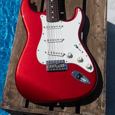 1999 Fender ST62-58US '62 Stratocaster Reissue - Candy Apple Red - Crafted in Japan w FREE Fender Hardcase image 2