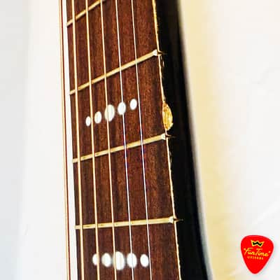 1960s Truetone “Fun Time” 5DC9510 Harmony-Built Redburst Parlor Guitar – “Baby Mama” image 21