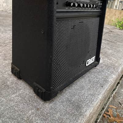 Crate GX-15 2-Channel 12-Watt 1x8" Guitar Practice Amp 1990s - Black image 3