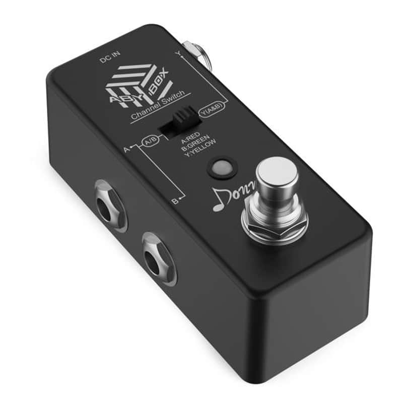ABY Box Line Selector Mini Guitar Effect Pedal True Bypass Black image 1