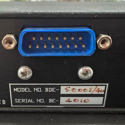 BEL BDE 5000S STEREO Digital Broadcast Profanity Delay Obscenity Dump Box Filter for Live TV and Radio Cool outboard pro rack mount mounted gear face plate image 5