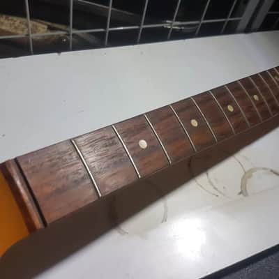 1966 FENDER MUSTANG LEFT HAND NECK USA - smells like KURT image 2