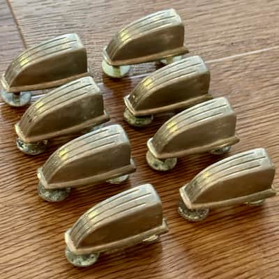 Ludwig Mini Classic Snare Drum Lugs Vintage 60's Nickel Lot of 8 image 2