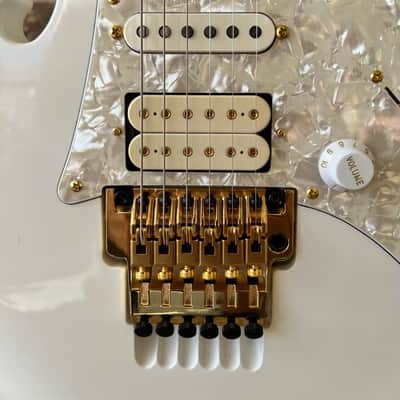 Ibanez JEM7V-WH Steve Vai Signature with Ebony Fretboard 1994 - White image 3