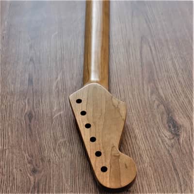 Immagine Stratocaster Roasted Maple and Rosewood Vintage Guitar Neck Nitro Satin 21 Fret Stainless Steel - Stainless Steel - Nitro Satin - 13