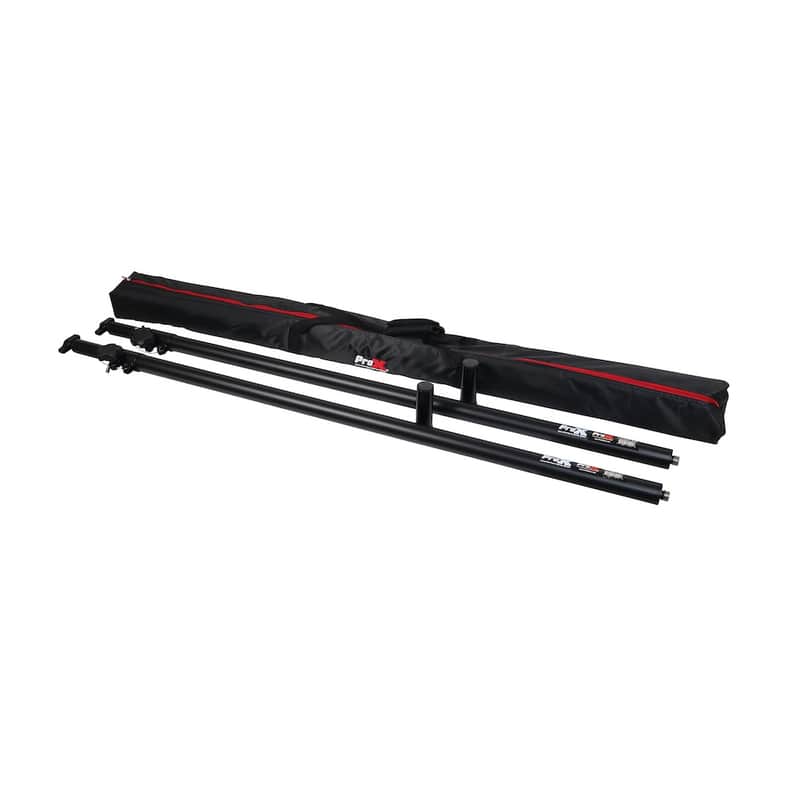 Pro X Set of 2 Atlas Telescoping Poles Black 56"–96" Adjustable Height image 1