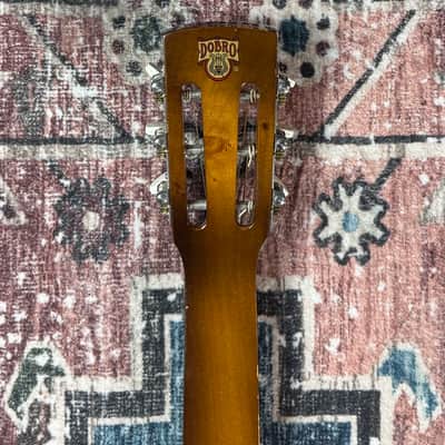 1991 Dobro Original Hound Dog Vintage Sunburst Gibson Made In USA Square Neck Resonator Acoustic Electric Guitar W/ Hardshell Case! image 11