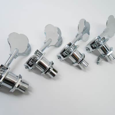 Fender Ultra-Light Bass Chrome Tuning Keys 2011 American Deluxe Jazz Bass image 3
