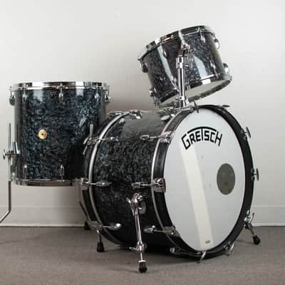 Gretsch Broadkaster Black Diamond Pearl Drum Set image 1