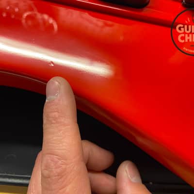 2018 Gibson Thunderbird Bright Cherry – Rare Finish, Factory Babicz Bridge | OHSC image 12