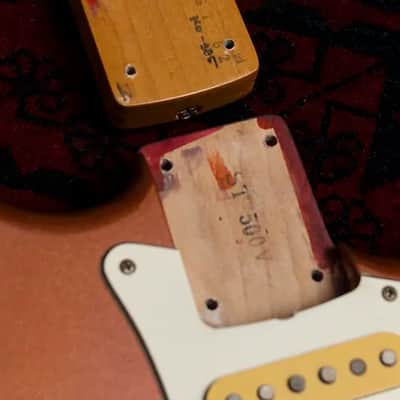 Fender 1991 ST-62 Stratocaster Reissue MIJ Burgundy Mist Metallic Matching Headstock image 22