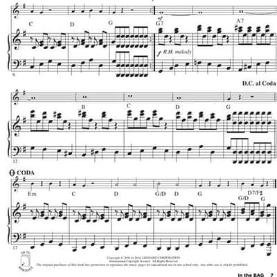 In the B-A-G - Collection of Songs for Recorder Using the Notes B-A-G, A Bild 6