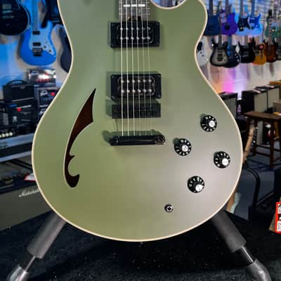 EVH SA-126 Special Semi-hollowbody Electric Guitar - Matte Army Drab FREE PLEK! 090 image 2