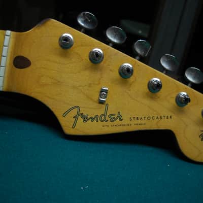 Genuine Fender Relic Strat neck Scalloped fretboard Aged finish Stratocaster YNGWIE image 8