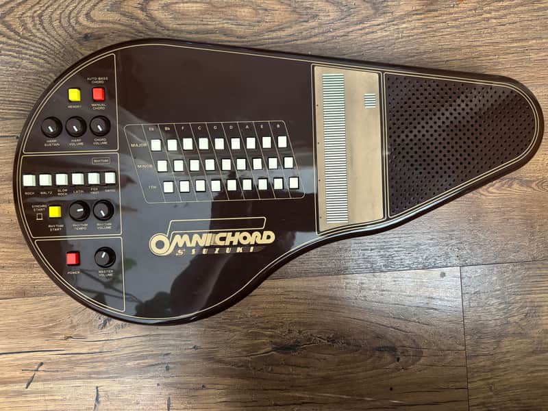 Suzuki OM-27 Omnichord 1981 - Brown image 1