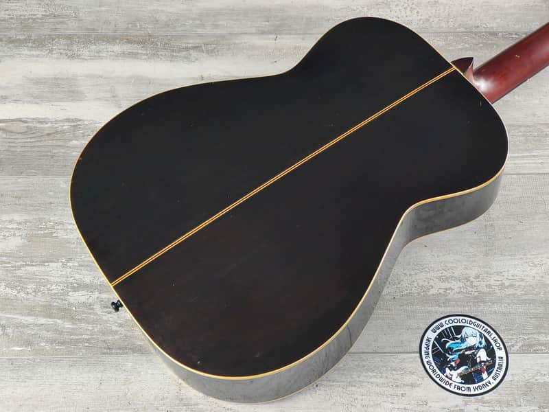 1970's Yamaki Japan F-15 Folk Acoustic Guitar (Brown Sunburst