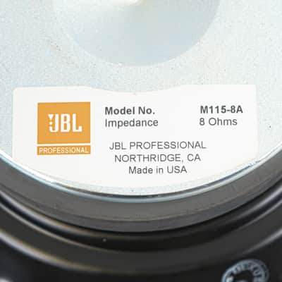 JBL Factory Replacement Woofer Speaker M115-8A - 15" / 8 Ohms image 2