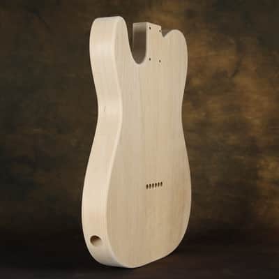 Grail USA Thinline Telecaster Body - Alder - 3 lbs. 14 oz. - Chambered - Unfinished image 5