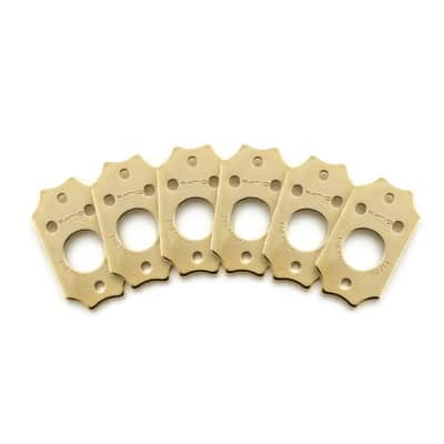 Graph Tech Ratio InvisoMatch Premium Mounting Plates For Gibson Style Screw Hole - Gold