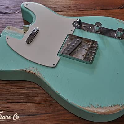 Telecaster Body Surf Green Relic - Vintage Style Aged Nitro image 2