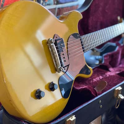 Gibson Custom Shop 1958 Historic Reissue Les Paul Junior Double Cut TV Yellow 2001 w/ OHSC image 3