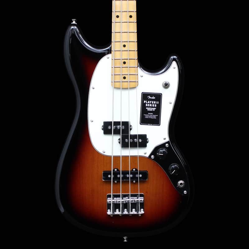 Fender Player II Mustang Bass PJ, Maple Fingerboard, 3-Color Sunburst image 1