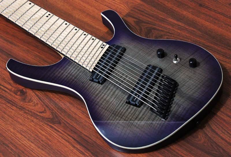 Halo Custom Guitars Octavia 10 String Multi-Scale Fanned Fret Lace X-Bar 5.0 Single Saddle Bridge image 1