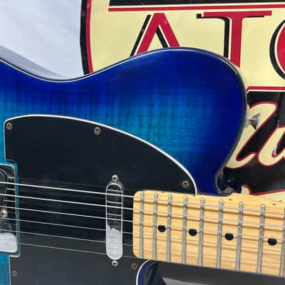 Fender Limited Edition Player Telecaster Plus Top Electric Guitar MIM - Made in Mexico - Blue Burst image 3