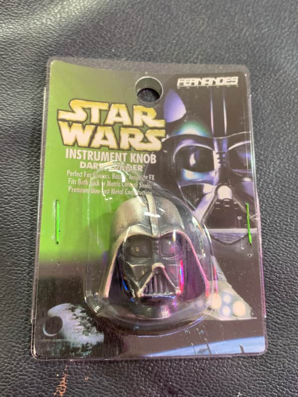 Rare Fernandes Star Wars  Darth Vader Volume knob 2002 - Brushed Metal image 1