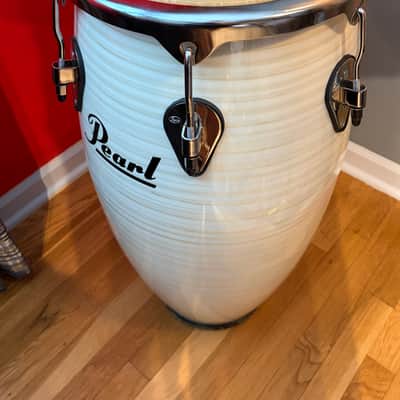 Pearl Havana Elite Series 11.75 inch Conga - Silver White Swirl image 4
