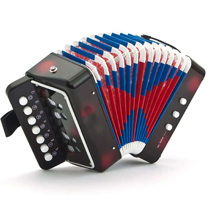 SKY Accordion Black Color 7 Button 2 Bass Kid Music Instrument High Quality Easy to Play image 1